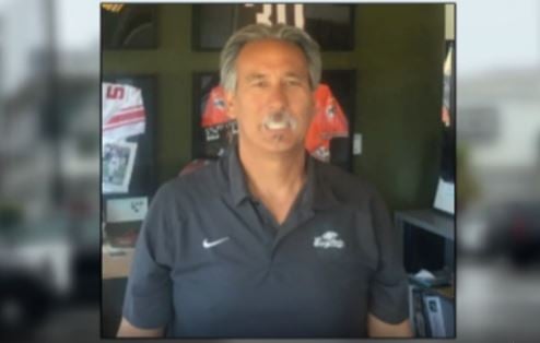 former Oakland community college football coach John Beam