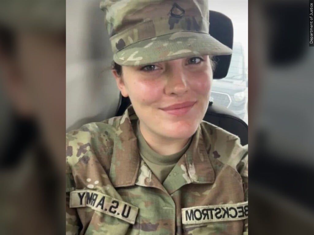 Spc. Sarah Beckstrom