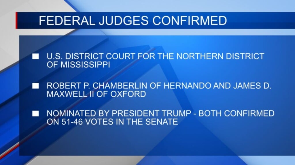 Two MS Supreme Court Justices now moving to Federal bench in DC