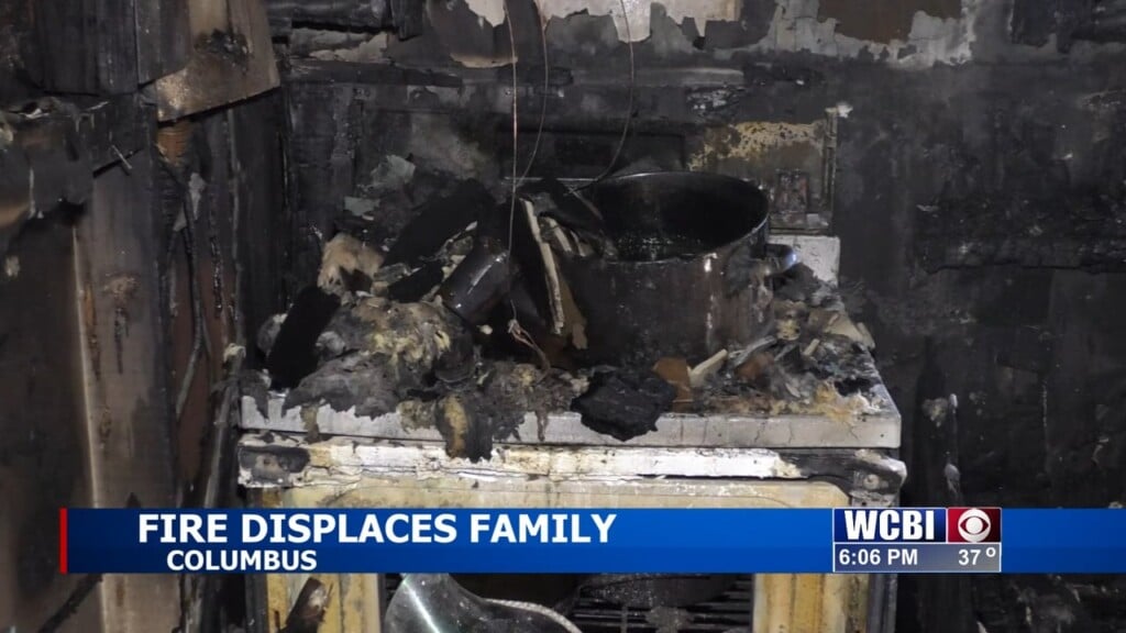 Fire Displaces Columbus Family