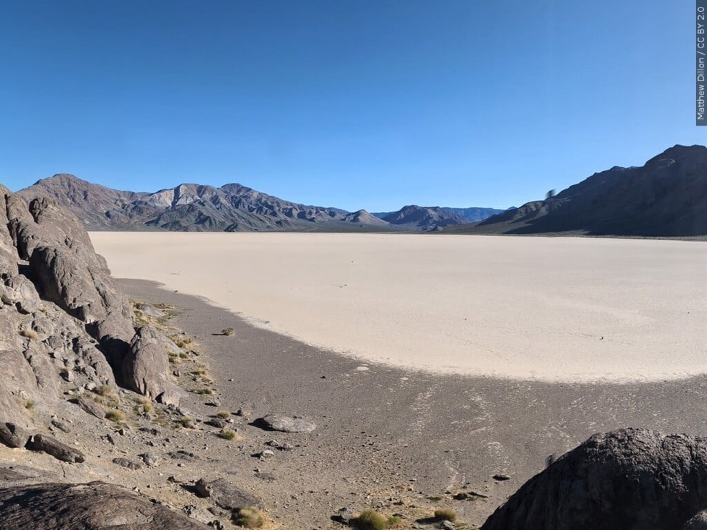 Dried lake at Death Valley