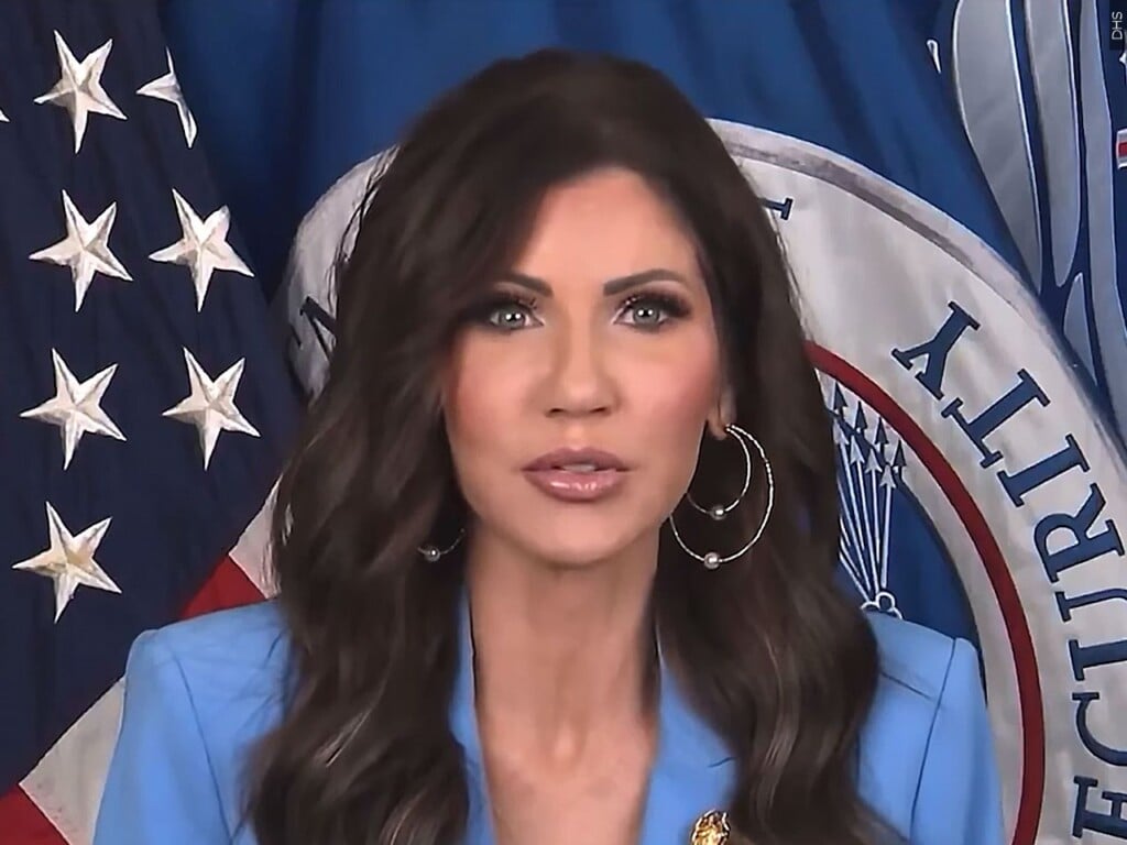 Homeland Security Secretary Kristi Noem