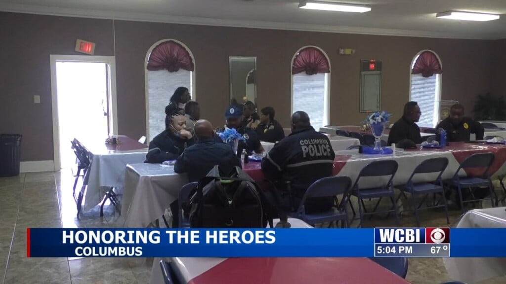 Non Profit Organization Holds Lunch For Law Enforcement In Columbus