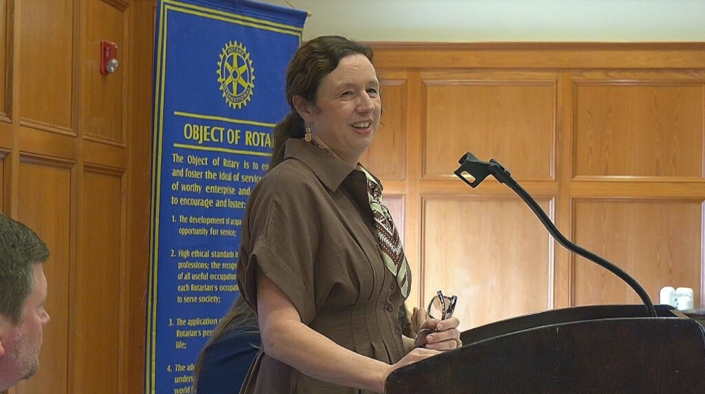 CVB Director of Tourism briefs local businesses/leaders on prime tourism