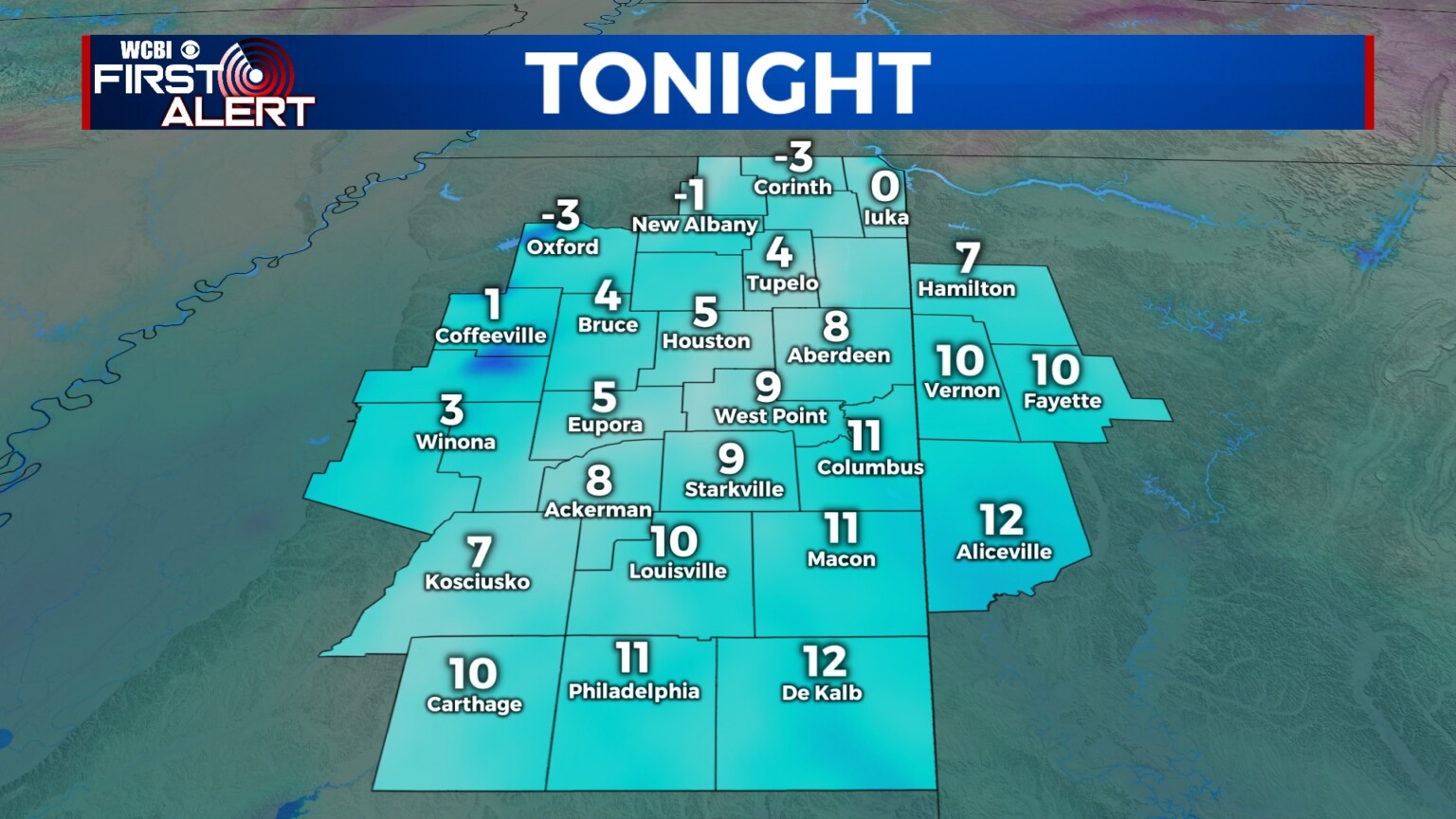 COLD start to the week