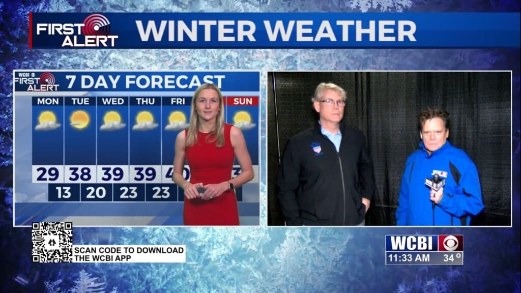 Winter Weather Report From Allie Martin (live Shot) 01/25/26
