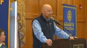 4-County CEO/General Manager speaks to members of Columbus Rotary Club