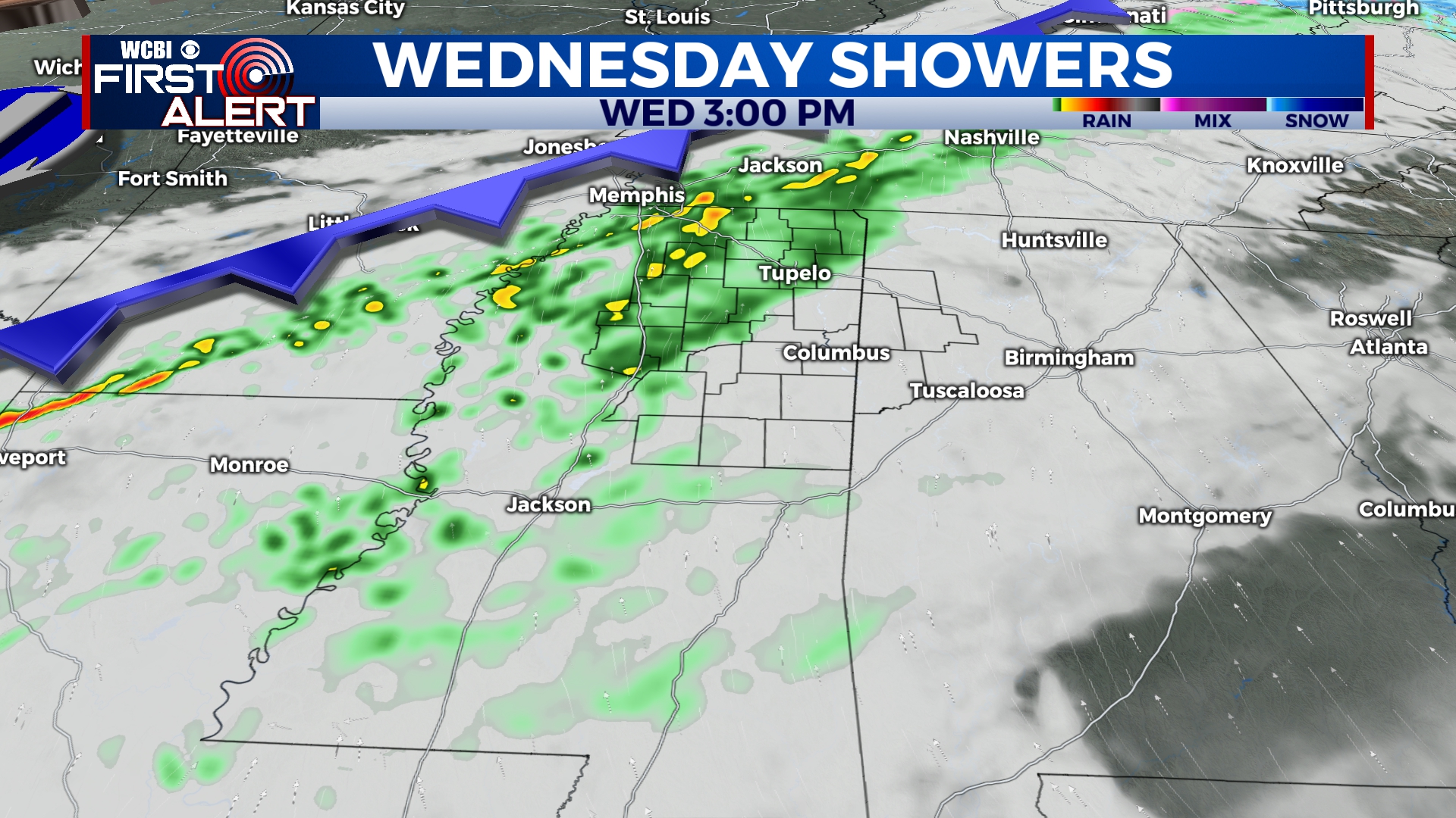 Enjoy The Sunshine Today! Rain Returns Wednesday - Home - WCBI TV ...