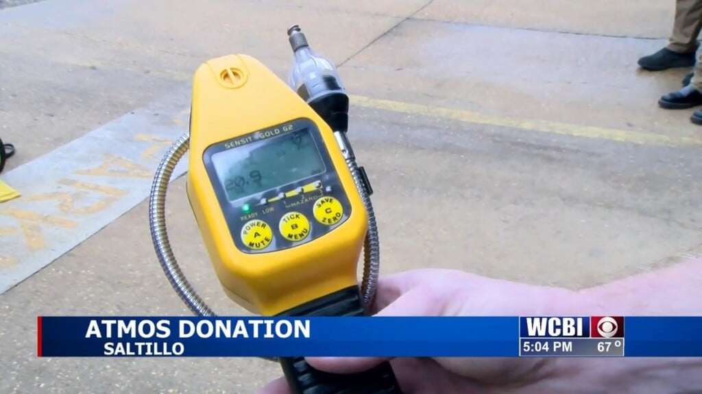 Saltillo Fire Receives The Latest Gas Leak Detection Equipment From Atmos Energy
