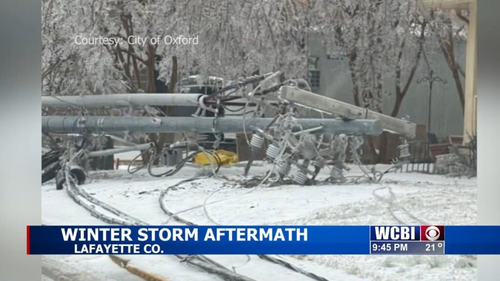 Crews Work To Restore Power In Lafayette County