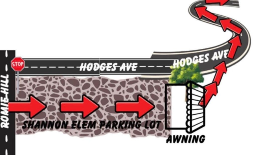 New drop-off/pick-up route for car riders at Shannon Elementary