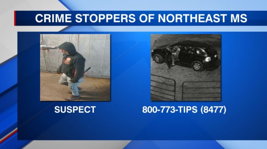 Crime Stoppers and law enforcement in search of burglary suspect in Tupelo