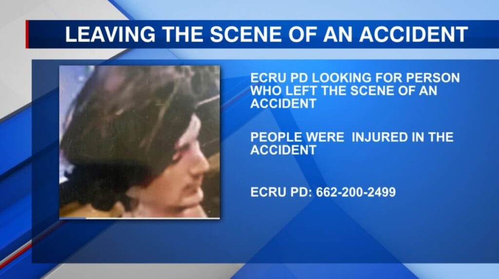 Man wanted for allegedly causing an accident in Ecru