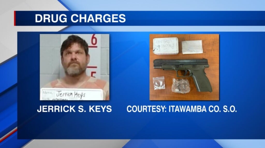 Traffic stop leads to drug charges for a man in Itawamba Co.