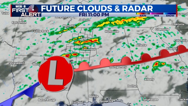 End of week to weekend rain