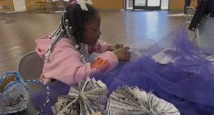 Kids work on original designs for upcoming Fashion Show at Columbus Arts Council