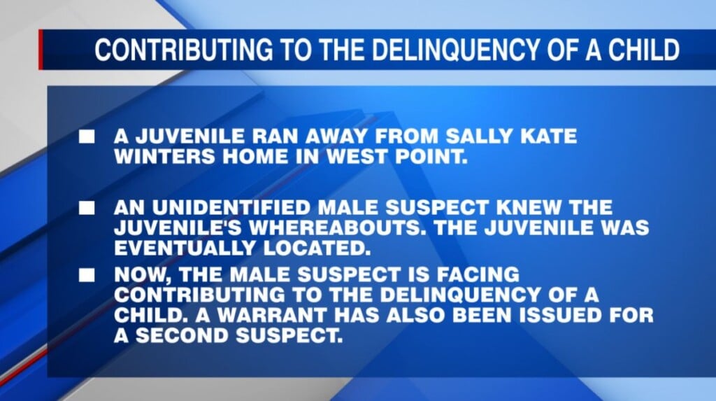 One suspect charged and another wanted after teen goes missing in West Point