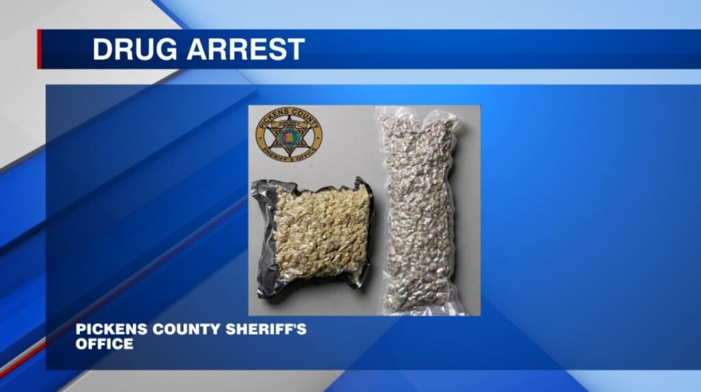 Man faces marijuana charges in Pickens County