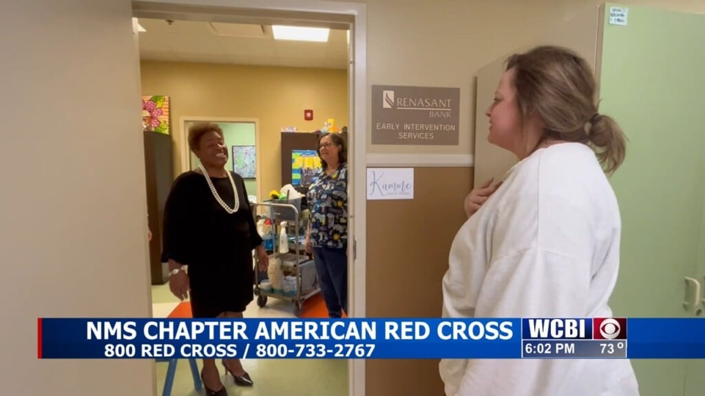 Red Cross Helps Provide Medical Service After An Apartment Fire In Columbus