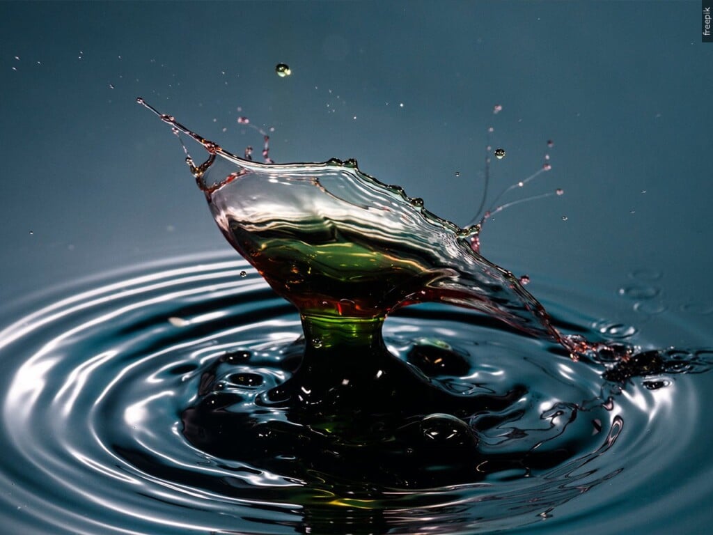 Oil splash