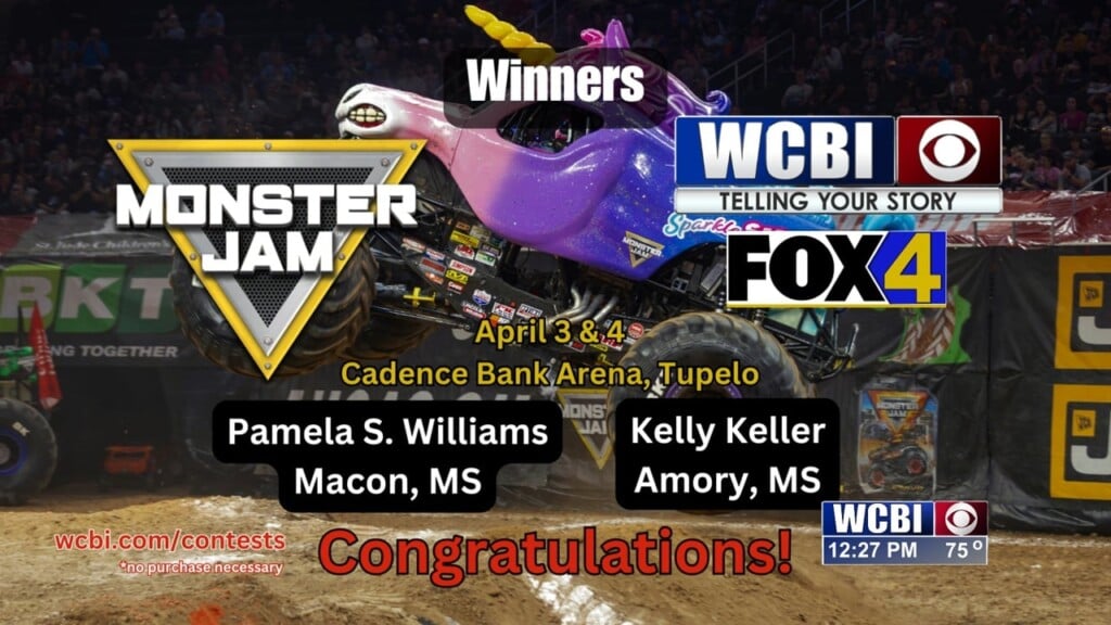 Wcbi Announces 2026 Monster Jam Winners (part 1)