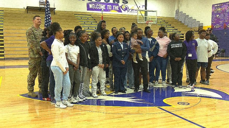 Columbus High School holds signing day for future Air Force Cadet