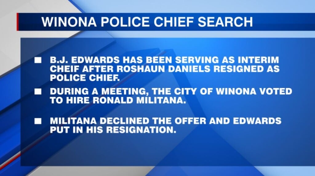 Eupora and Winona both in search of new police chiefs