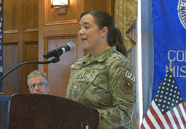 Columbus Exchange Club celebrates past, present, and future military members