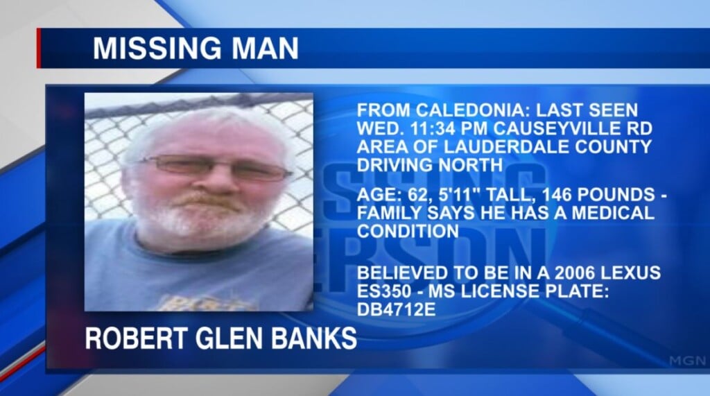 MBI issues silver alert for a man in Caledonia