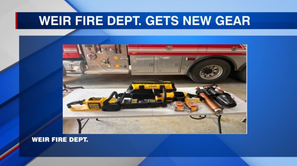Weir firefighters gear up with extra equipment to help save lives
