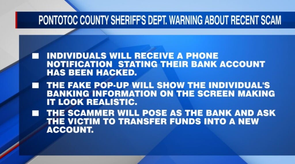 Pontotoc Co. Sheriff's Department warns public of new scam