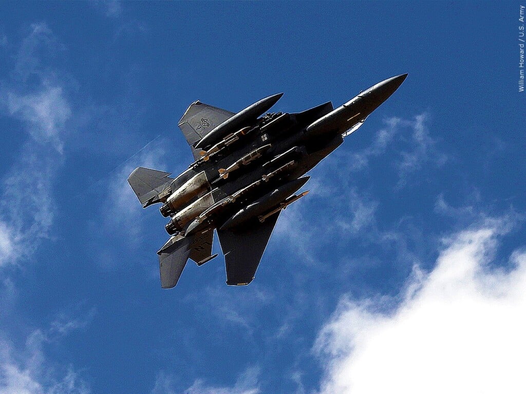 F-15E fighter jet