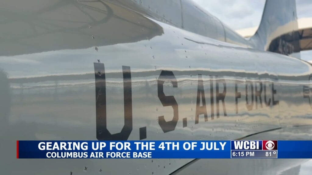 Wcbi's Kealy Shields Spends The Day Learning To Become A Pilot At Columbus Air Force