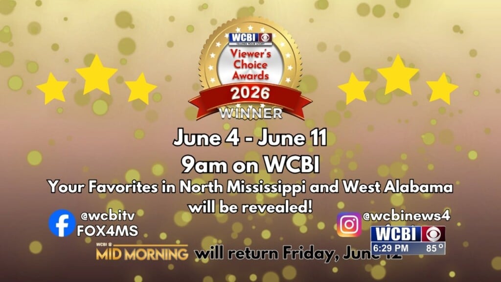 Wcbi's 2026 Viewer's Choice Awards 06/05/26