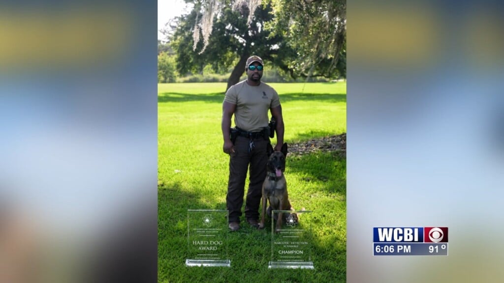 Chickasaw K9 Unit Takes First Place In The "hard Dog, Fast Dog' Competition At Annual Mleo Summer