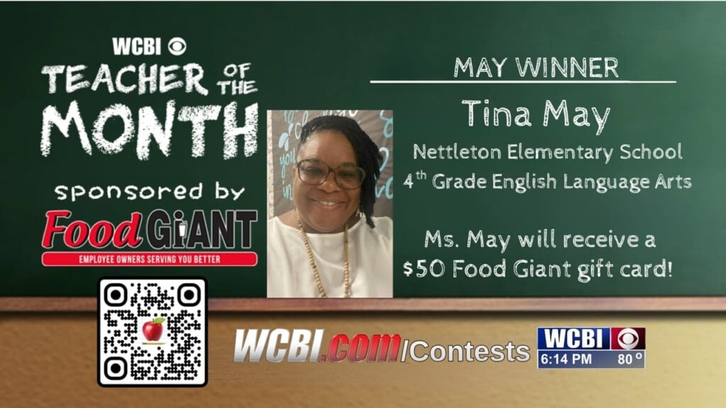 Wcbi's Teacher Of The Month (06/12/26)