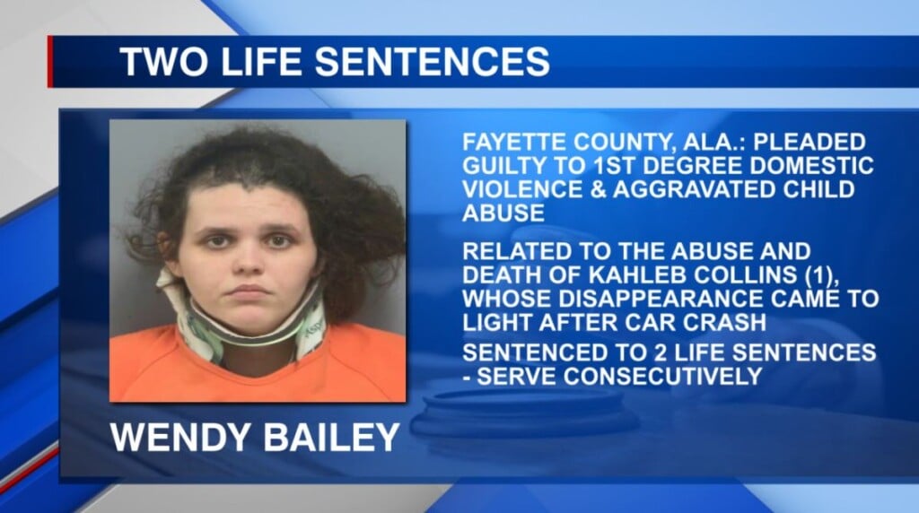Woman to spend life in AL prison for the abuse of her son