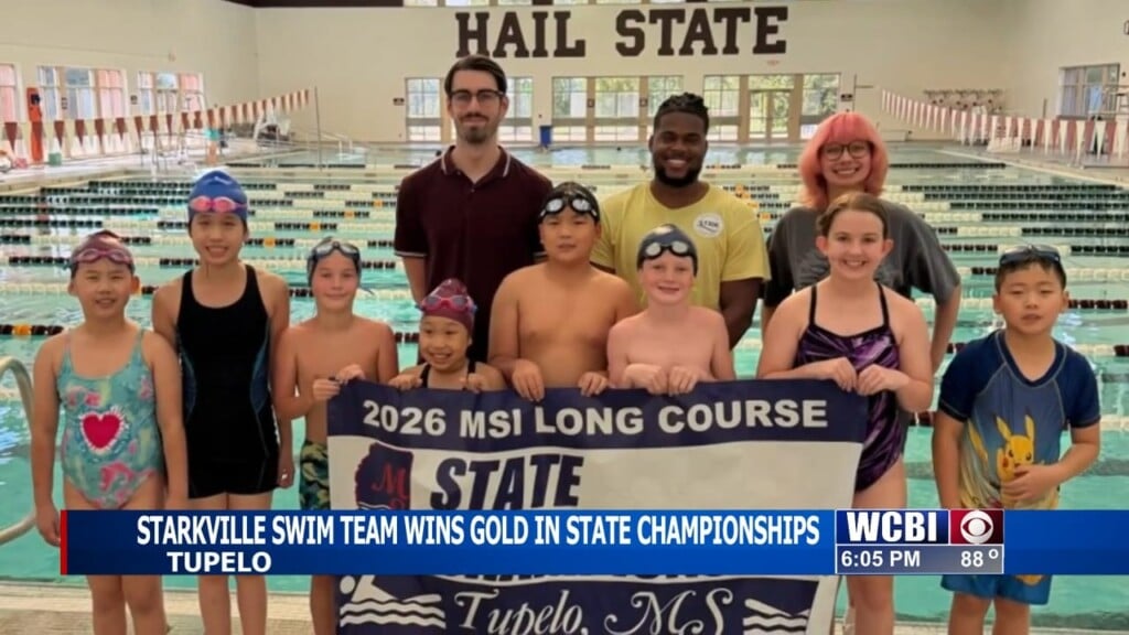 Starkville Swim Team Brings Home Their First State Championship Banner