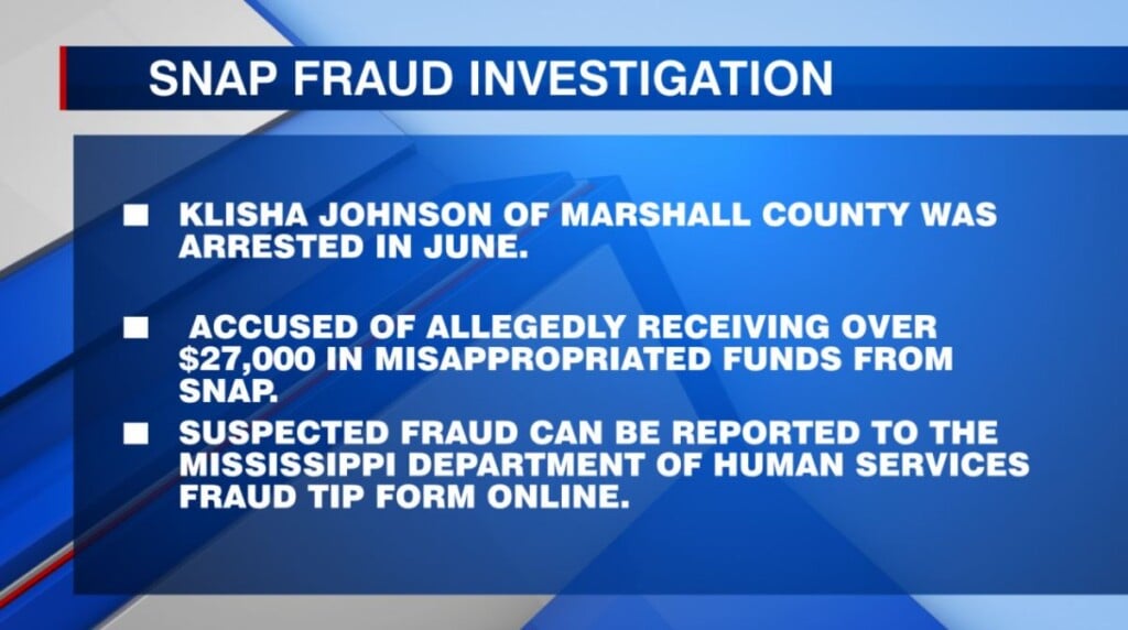 One person indicted following a fraud investigation involving SNAP