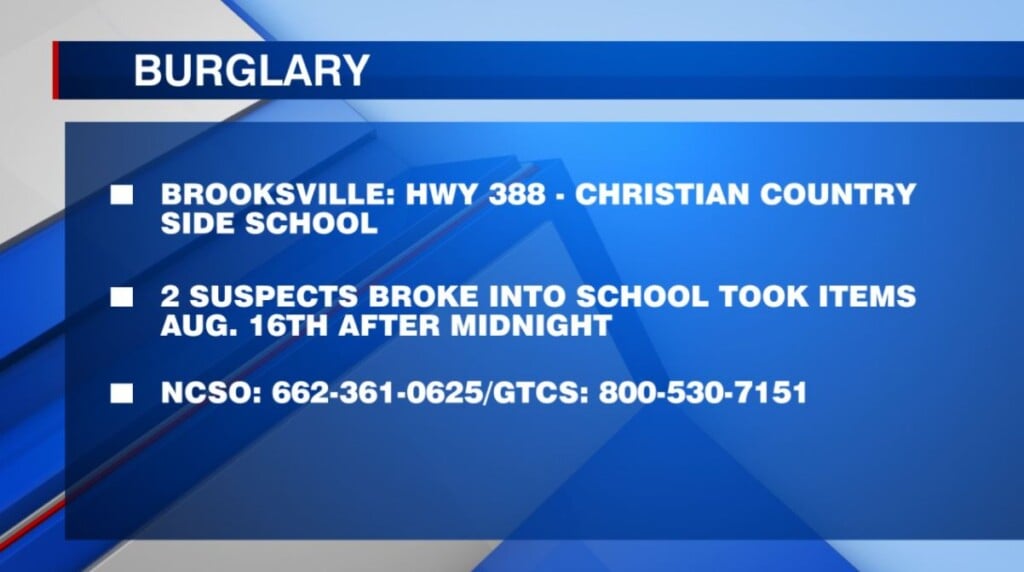 Noxubee Burglary Gfx