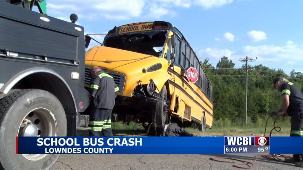 Several Injured In Lowndes County School Bus Crash