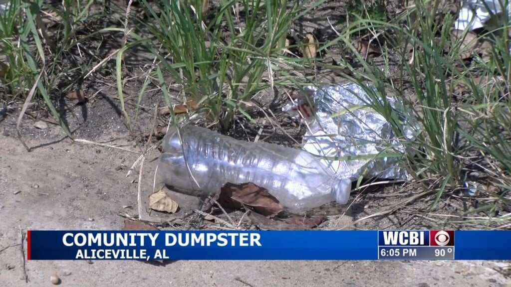 City Of Aliceville Opens Temporary Community Dumpster For Residents
