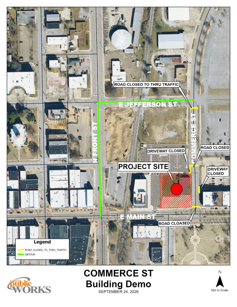 Commerce Rd Closure