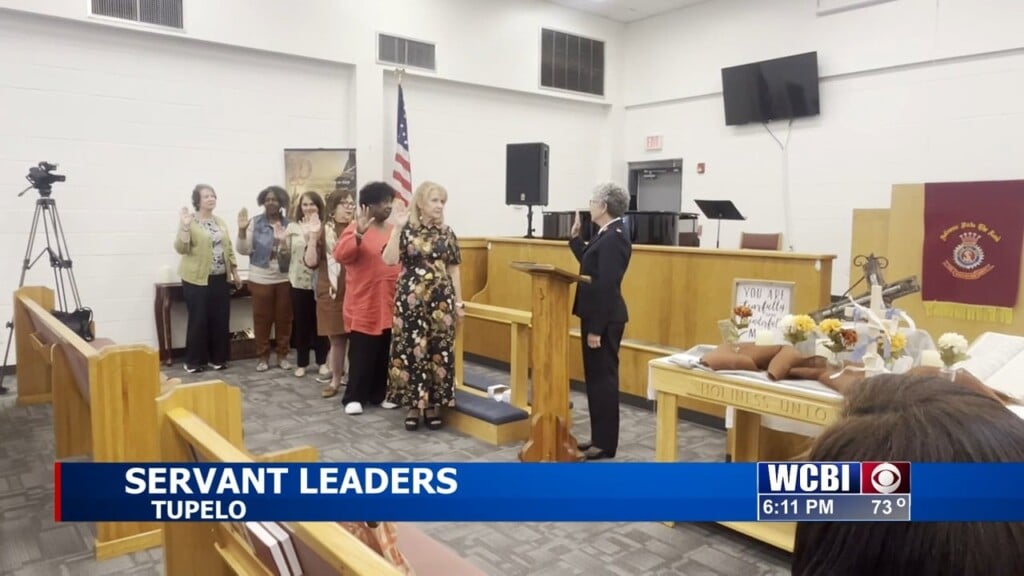 The Tupelo Salvation Army Women's Auxiliary Installed Its New Officers