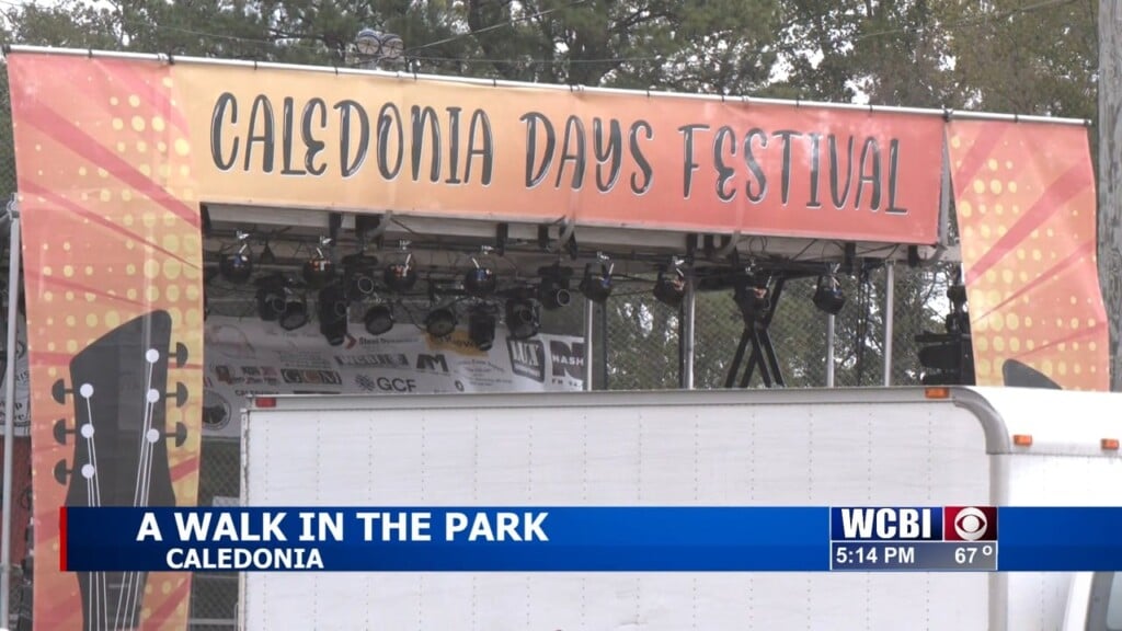Volunteers And Vendors Getting Ready For A Big Caledonia Days Celebration