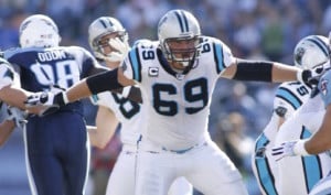 Carolina Panthers' veteran lineman Jordan Gross retires