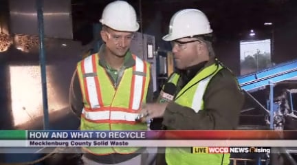 Wilson Learns How to Recycle Properly at Mecklenburg County Solid Waste ...