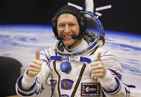 British astronaut Tim Peake