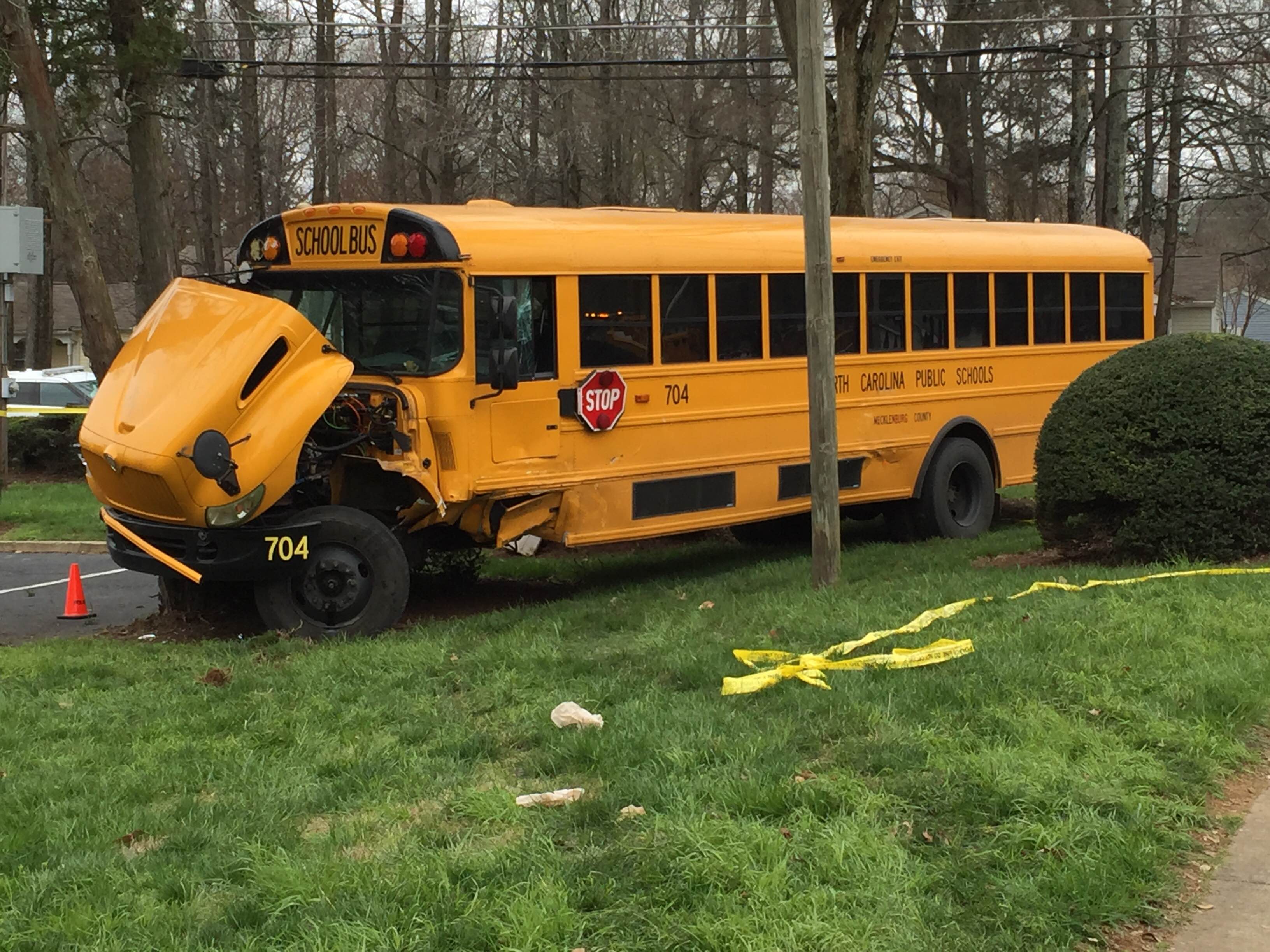 Viewer Video Shows Fiery Accident Involving School Bus At The Plaza ...