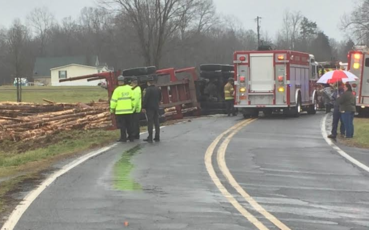 Fatal log truck accident Gastonia - WCCB Charlotte's CW
